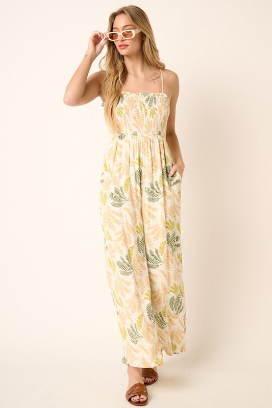 Meet Me In The Tropics Jumpsuit - Uptown Boutique Ramona