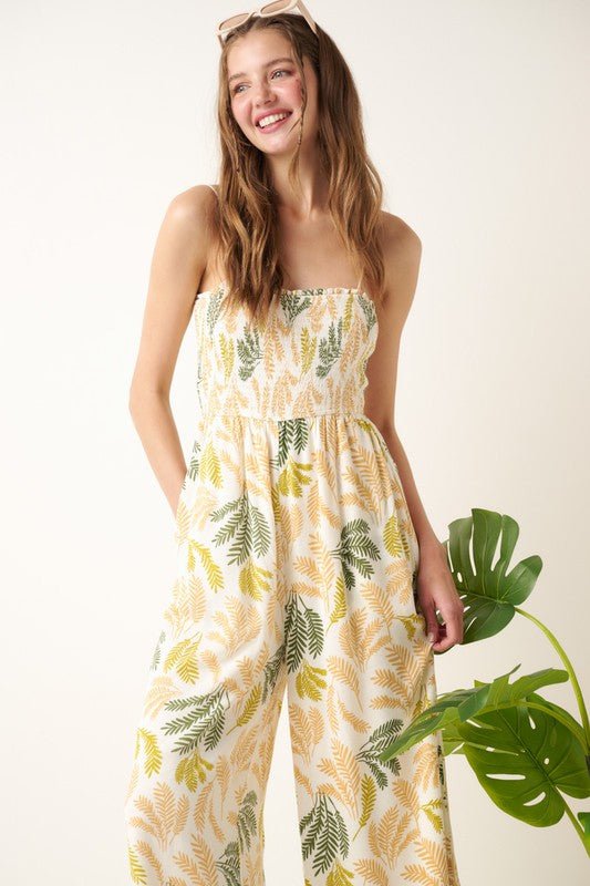 Meet Me In The Tropics Jumpsuit - Uptown Boutique Ramona