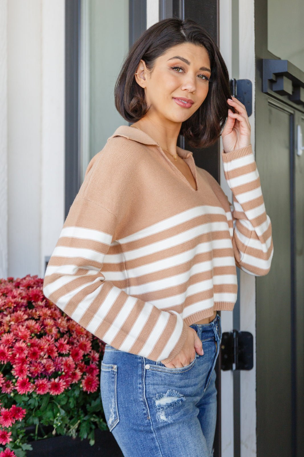 Memorable Moment Striped Sweater (Online Exclusive) - Uptown Boutique Ramona