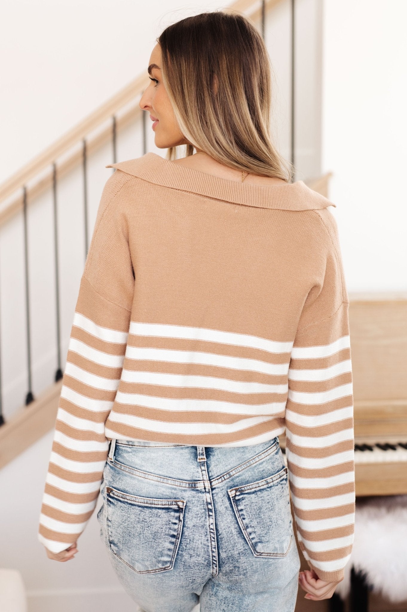 Memorable Moment Striped Sweater (Online Exclusive) - Uptown Boutique Ramona