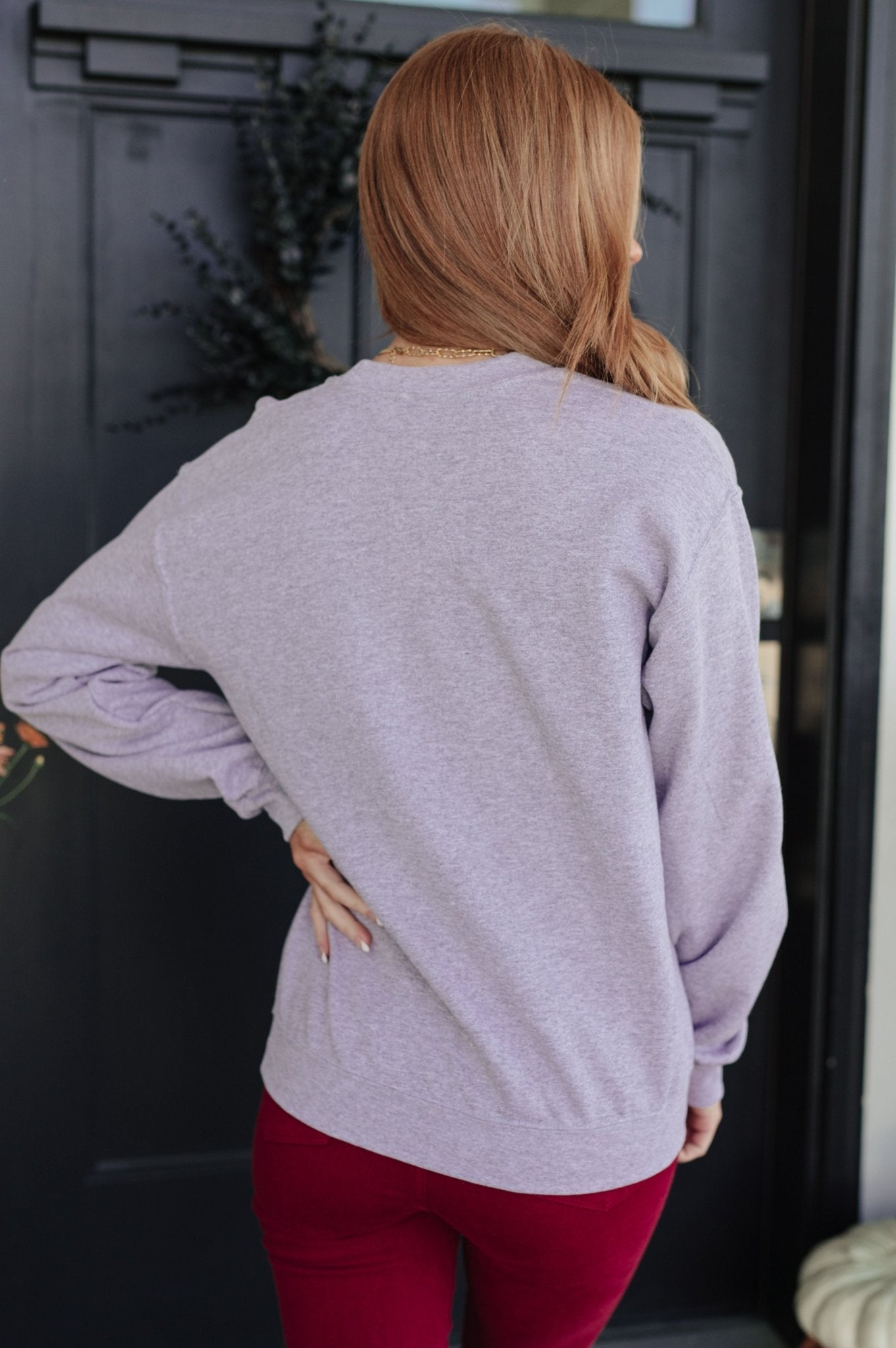 Merry Christmas Sweatshirt in Grey (Online Exclusive) - Uptown Boutique Ramona