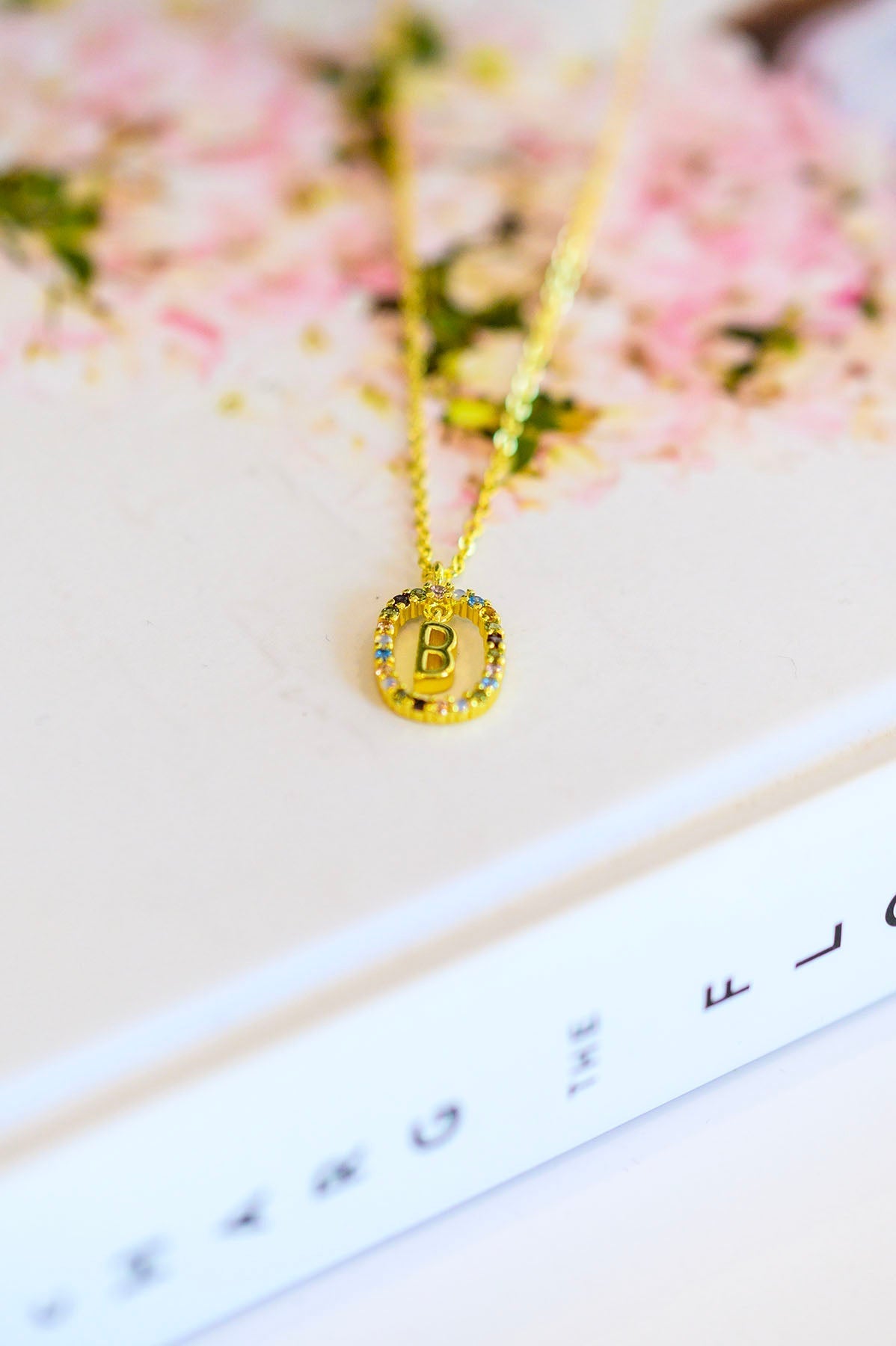 Mi Amor Gold Dipped Initial Necklace (Online Exclusive) - Uptown Boutique Ramona