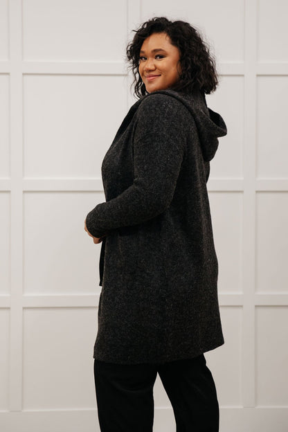 Mila Cardigan in Charcoal (Online Exclusive) - Uptown Boutique Ramona