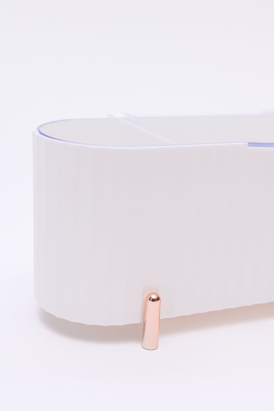 Mini Beauty Organizer in White (Online Exclusive) - Uptown Boutique Ramona