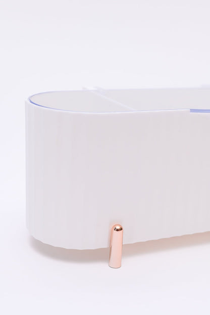 Mini Beauty Organizer in White (Online Exclusive) - Uptown Boutique Ramona