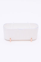 Mini Beauty Organizer in White (Online Exclusive) - Uptown Boutique Ramona