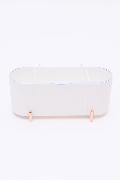 Mini Beauty Organizer in White (Online Exclusive) - Uptown Boutique Ramona