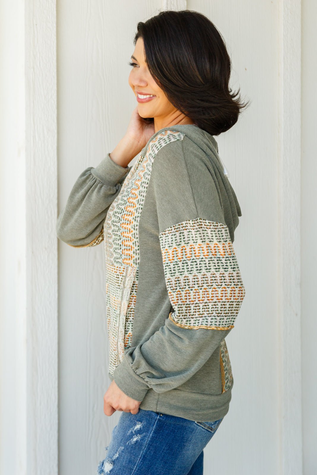 Mixed Feelings Mixed Print Hoodie (Online Exclusive) - Uptown Boutique Ramona