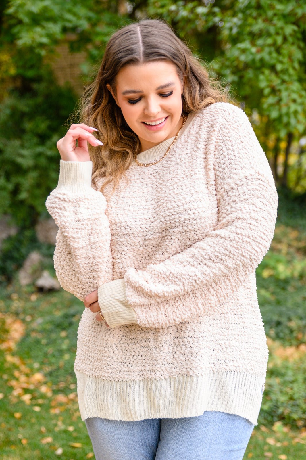 Monaco Sweater In Ivory (Online Exclusive) - Uptown Boutique Ramona