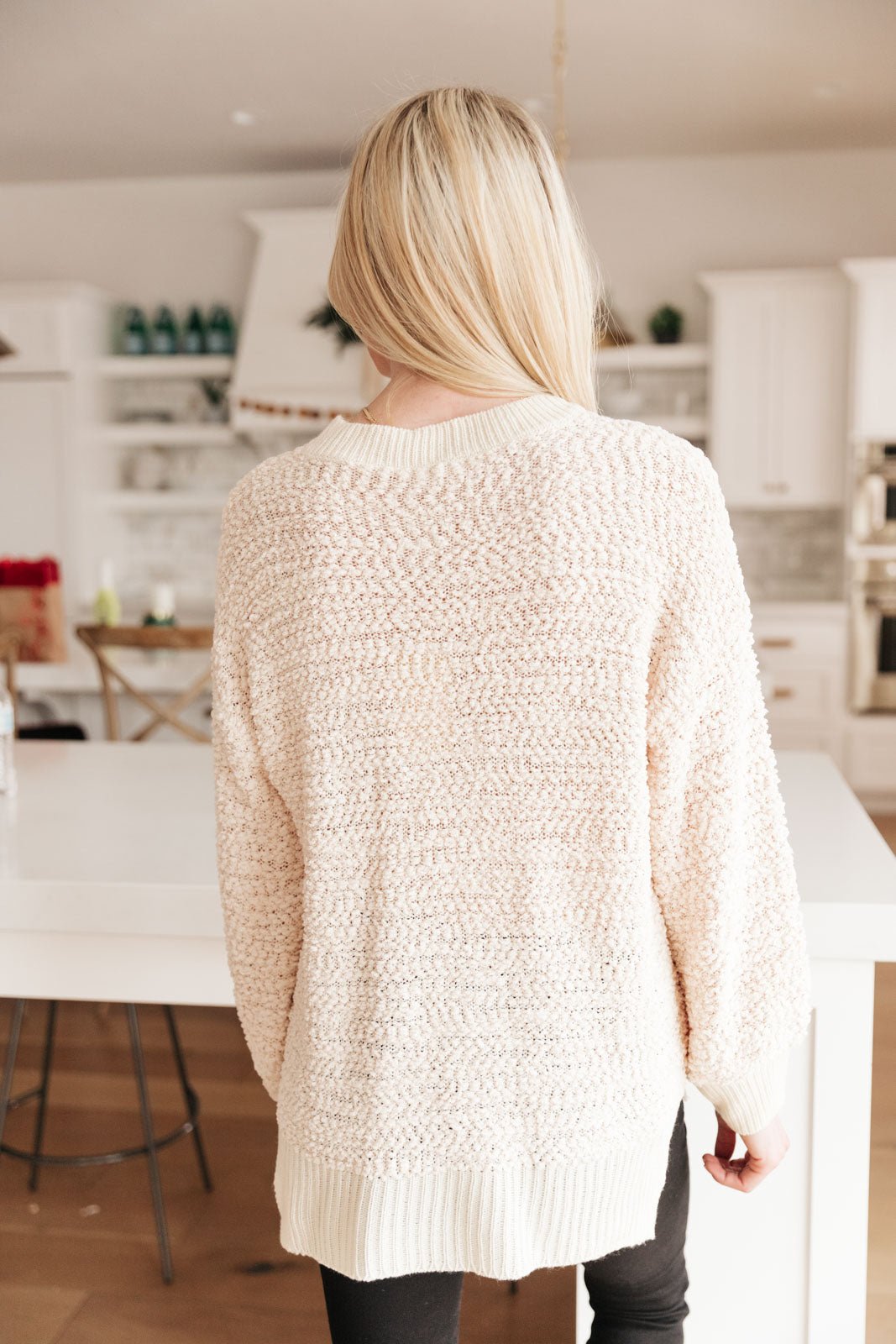 Monaco Sweater In Ivory (Online Exclusive) - Uptown Boutique Ramona