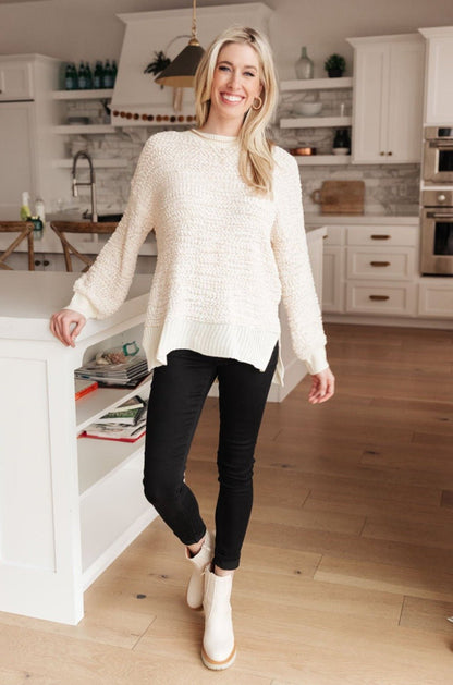 Monaco Sweater In Ivory (Online Exclusive) - Uptown Boutique Ramona