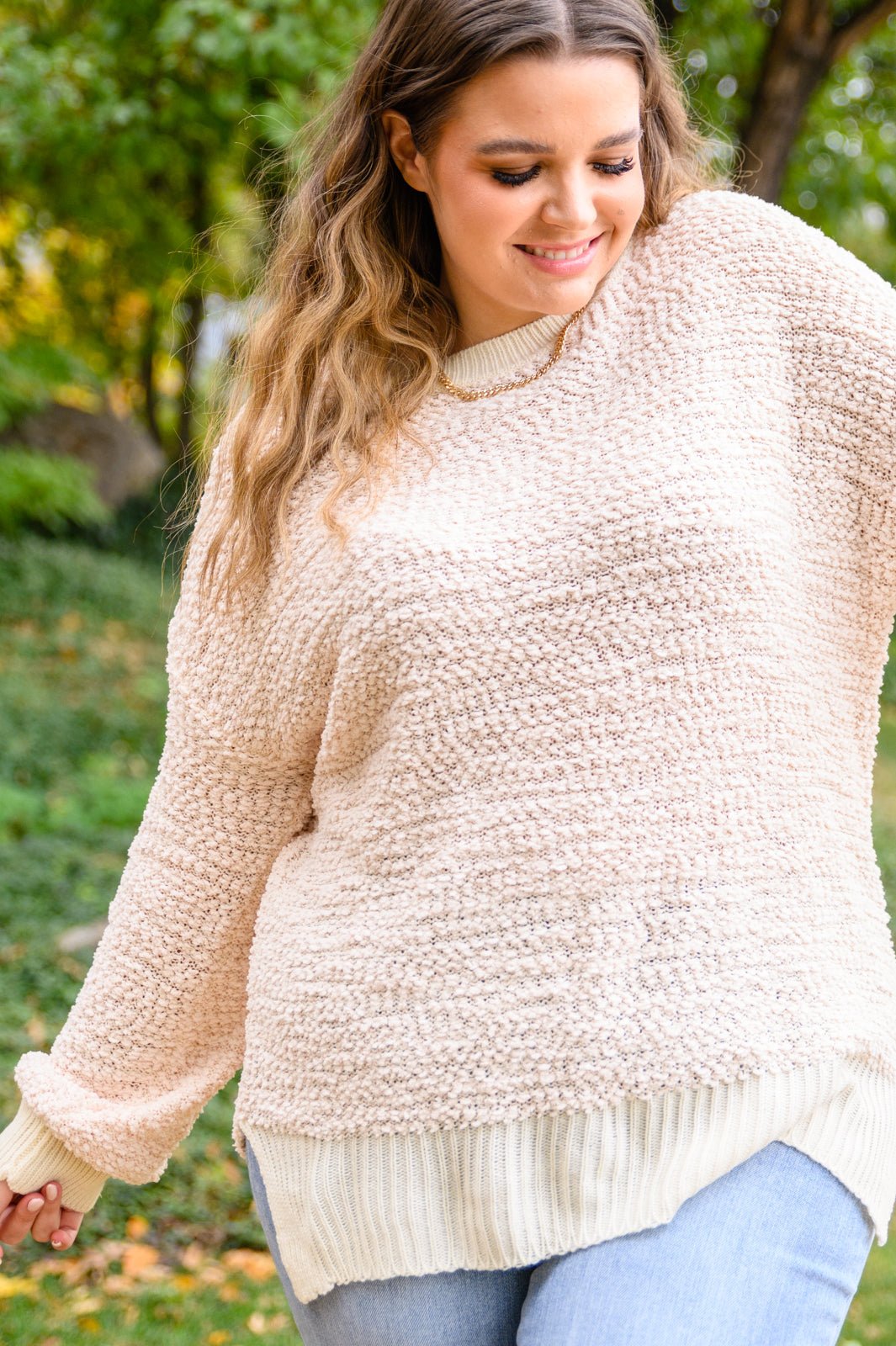 Monaco Sweater In Ivory (Online Exclusive) - Uptown Boutique Ramona