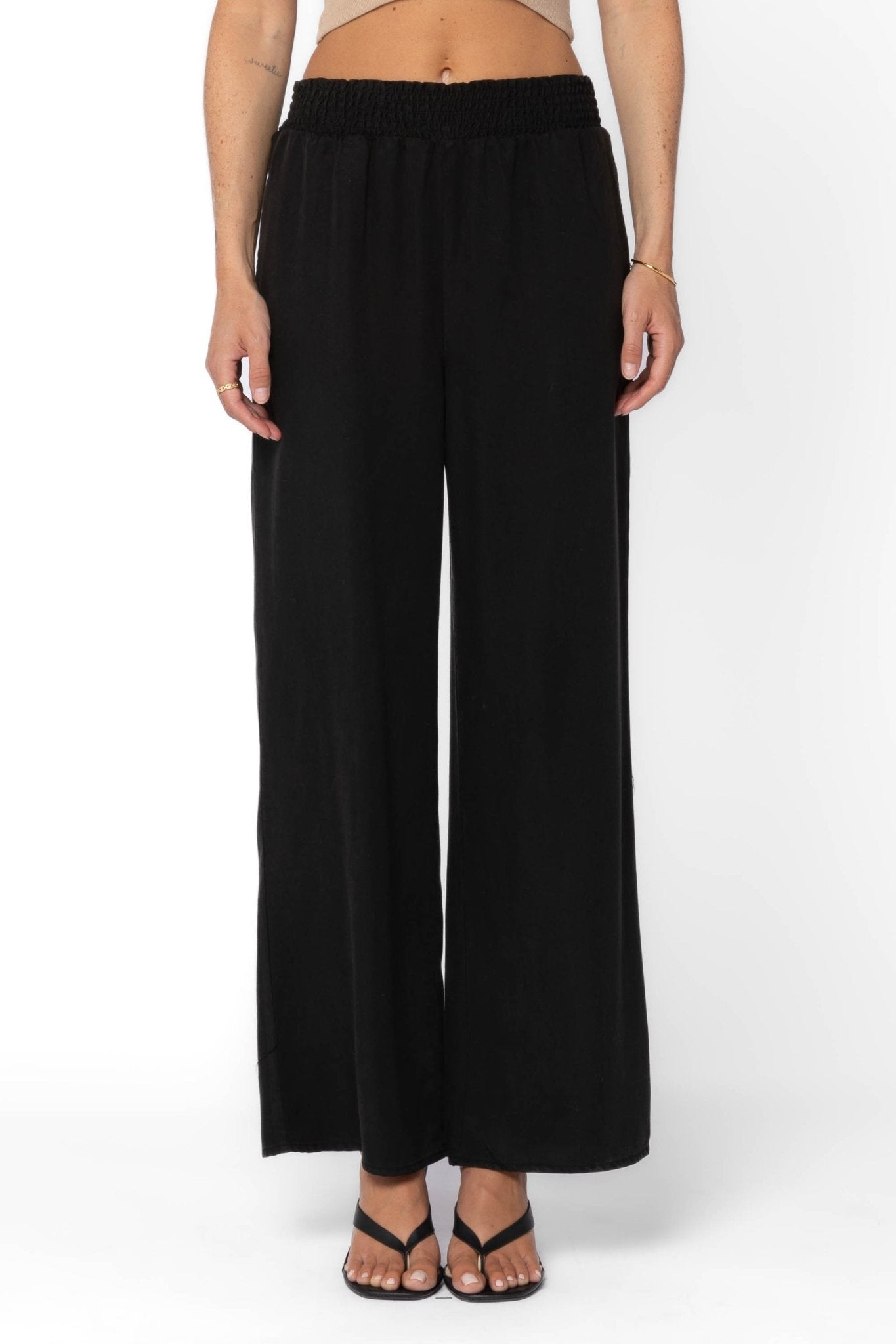 MORELIA BLACK PANTS - Uptown Boutique Ramona