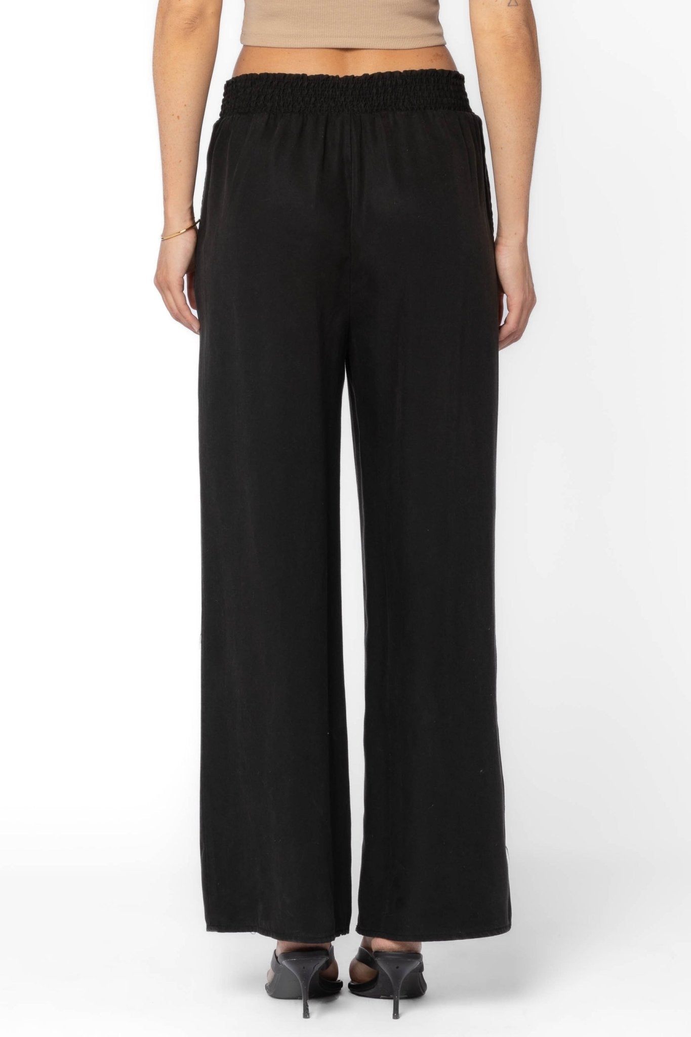 MORELIA BLACK PANTS - Uptown Boutique Ramona