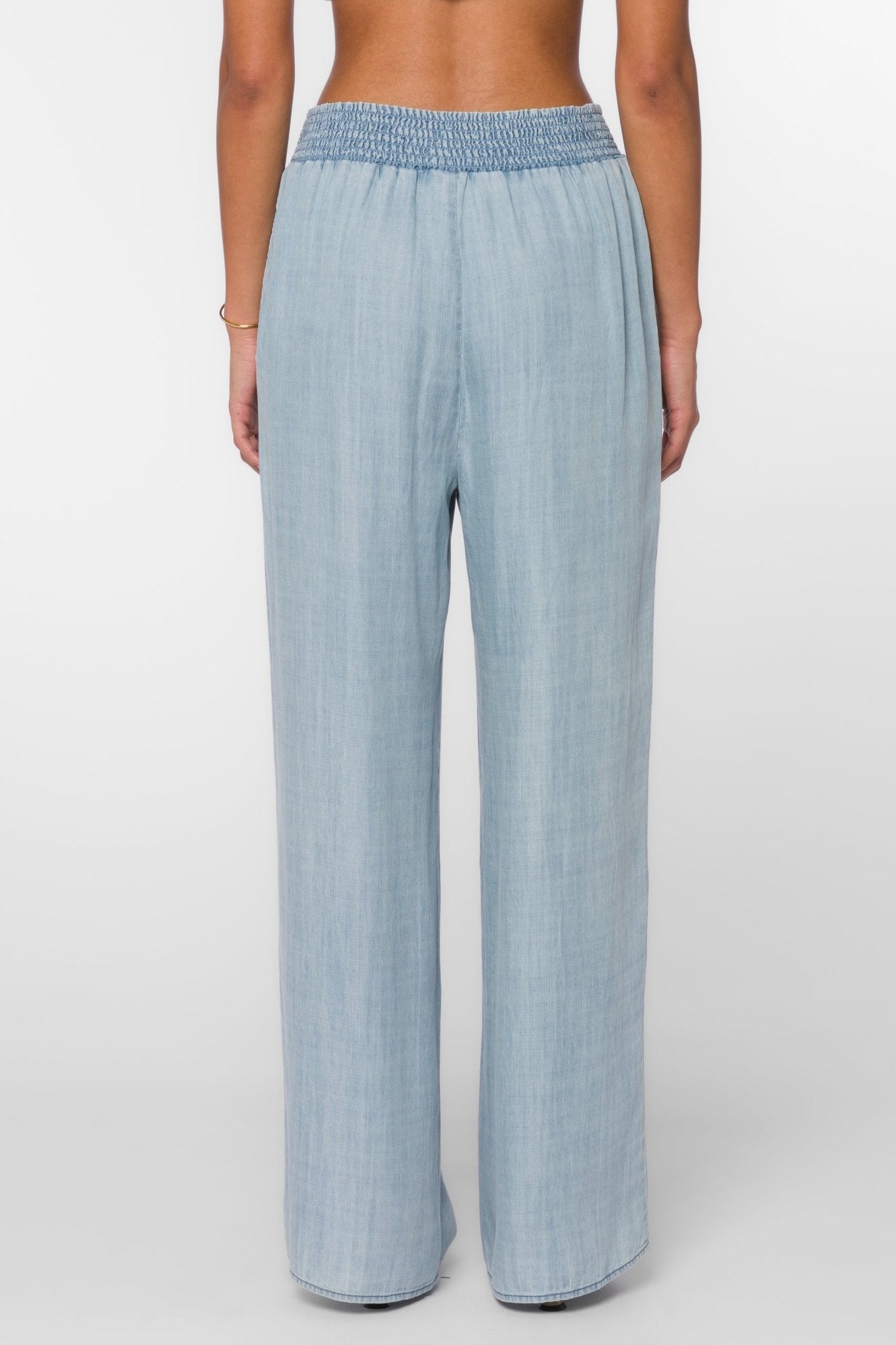 MORELIA CATALINA BLUE PANTS - Uptown Boutique Ramona