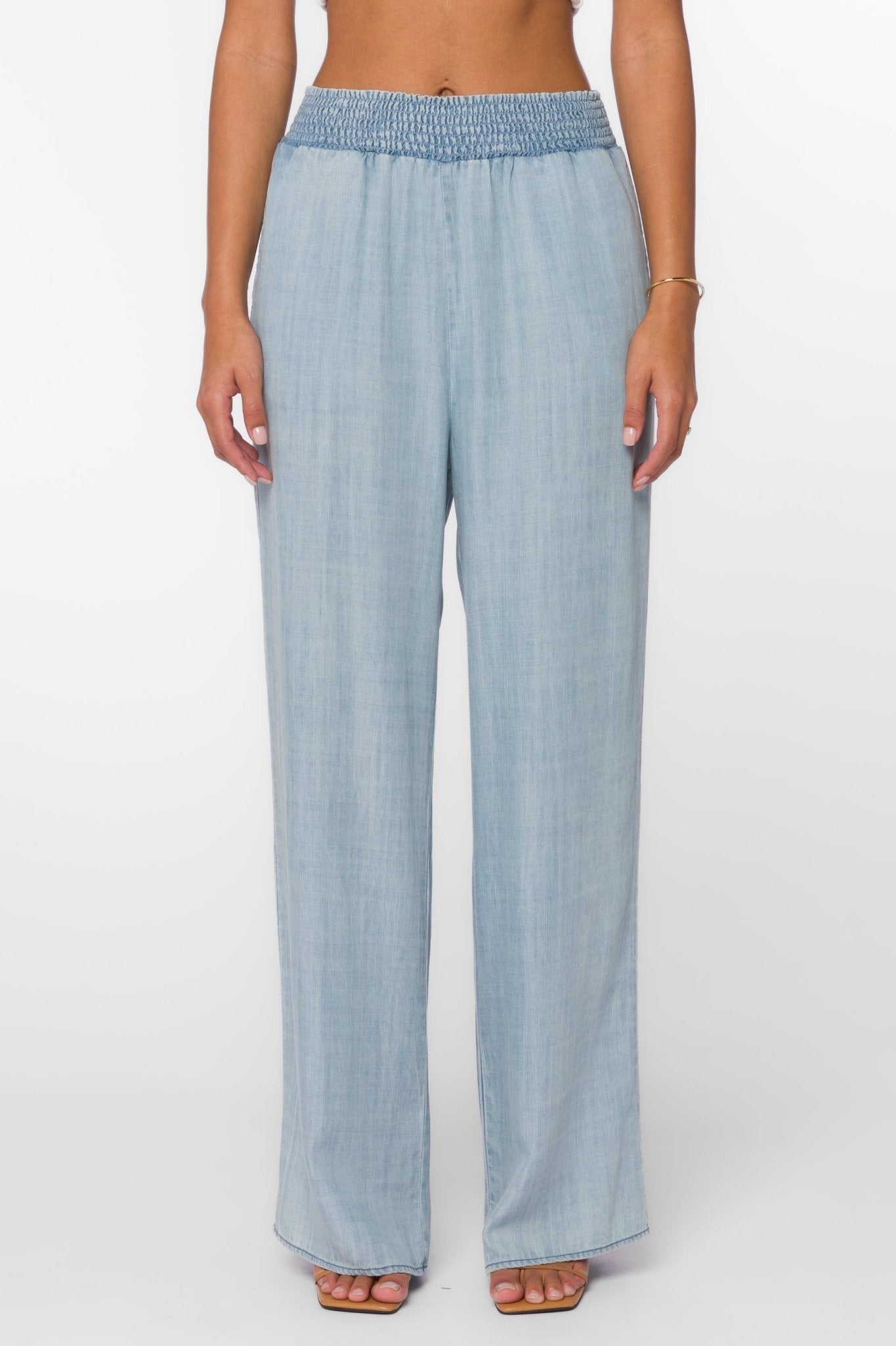 MORELIA CATALINA BLUE PANTS - Uptown Boutique Ramona