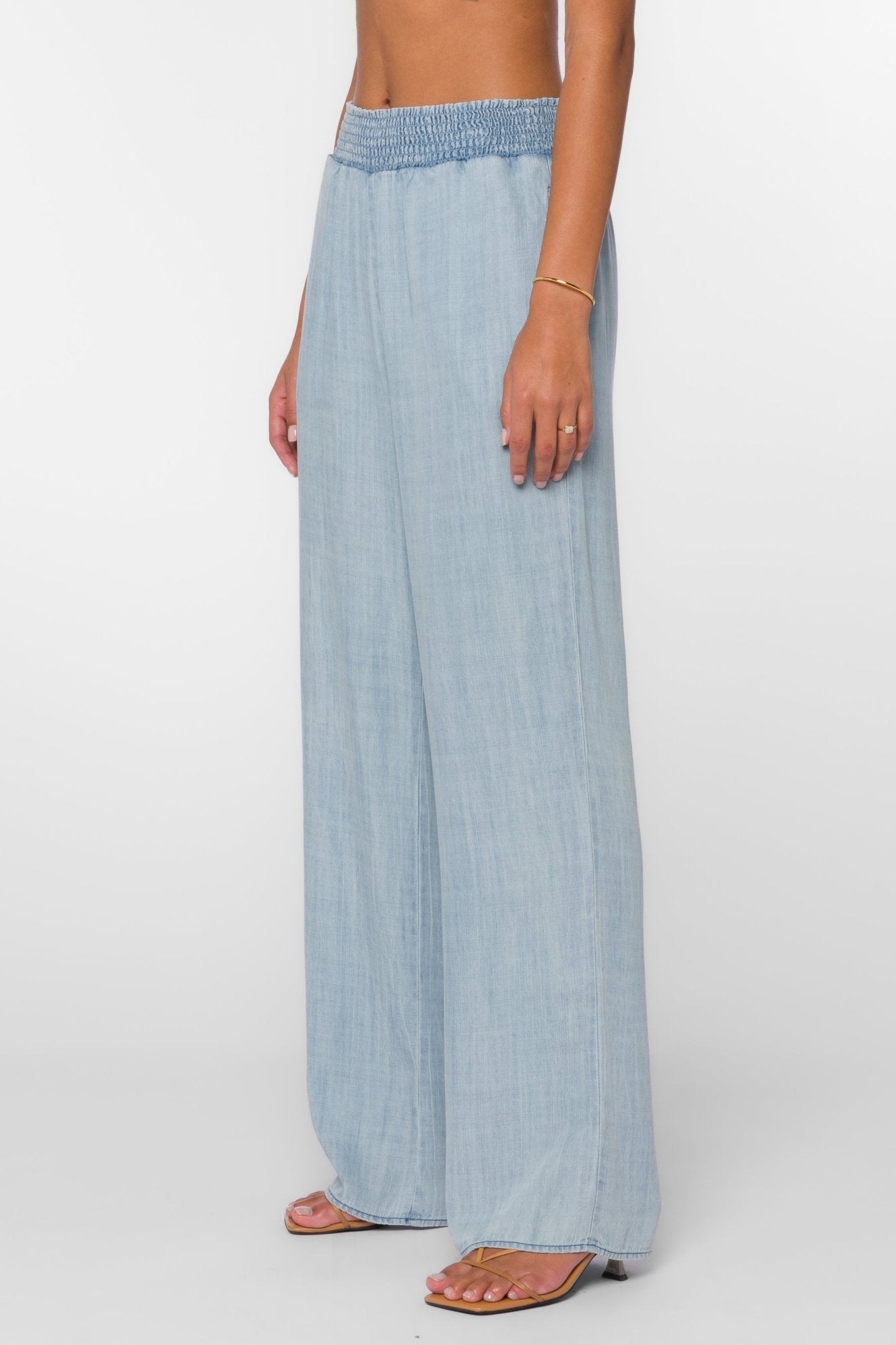 MORELIA CATALINA BLUE PANTS - Uptown Boutique Ramona