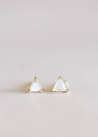 Mother of Pearl Mini Energy Gem Earring - Uptown Boutique Ramona