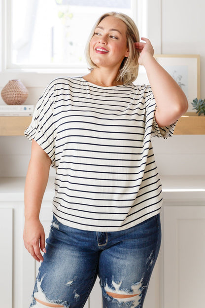 Much Ado About Nothing Striped Top (Online Exclusive) - Uptown Boutique Ramona