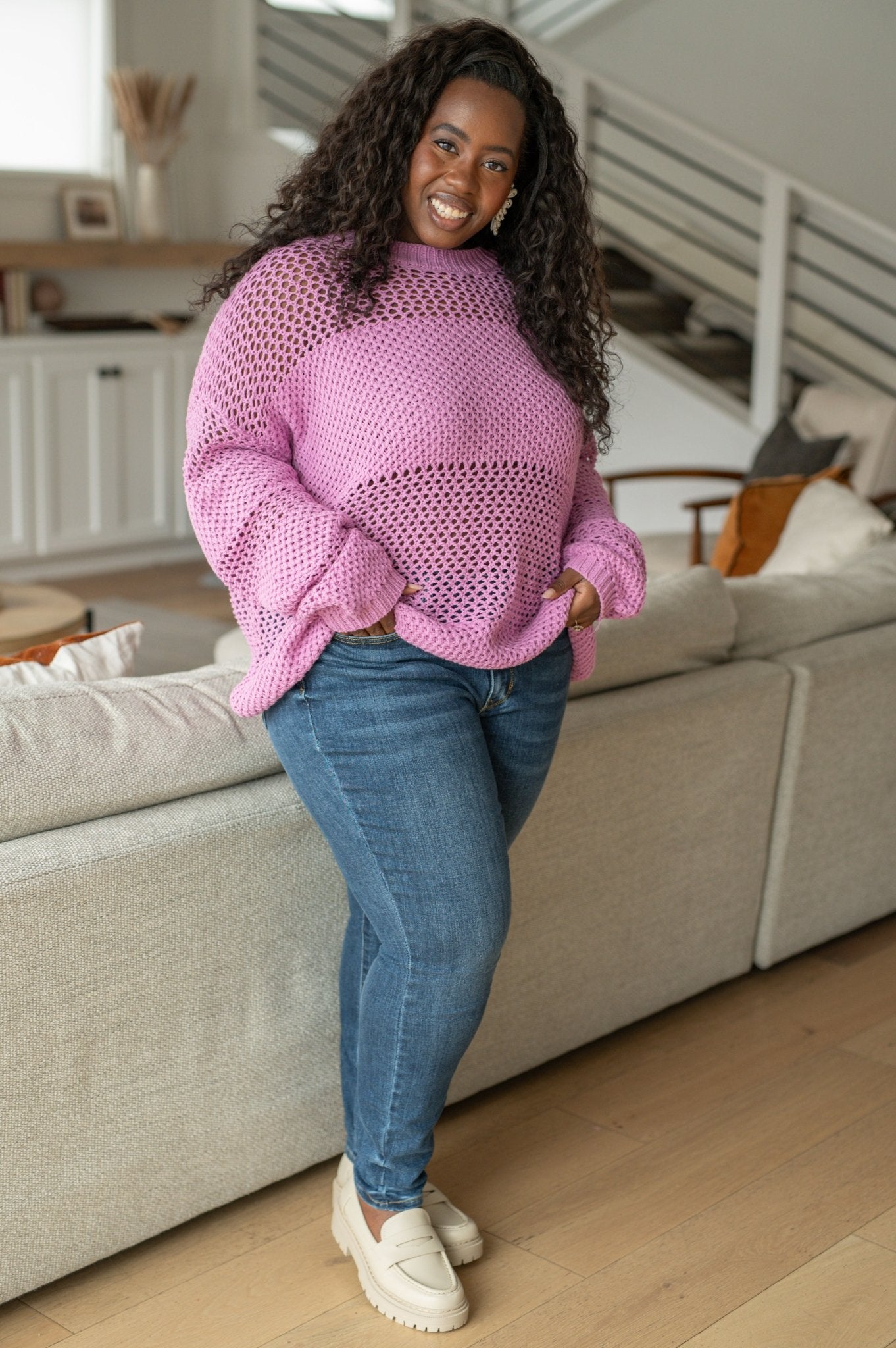 My Latest Love Loose Knit Sweater (Online Exclusive) - Uptown Boutique Ramona