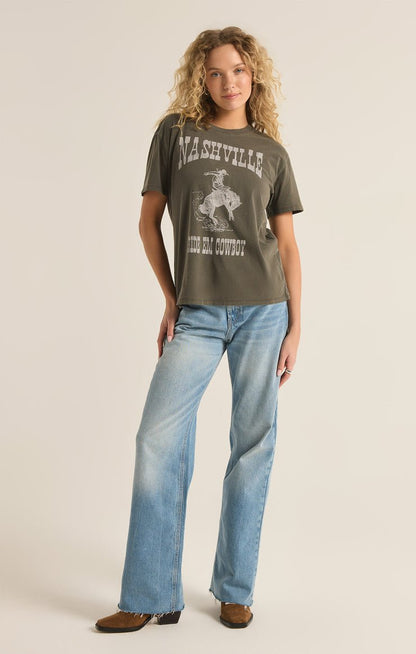 NASHVILLE BOYFRIEND TEE - Uptown Boutique Ramona