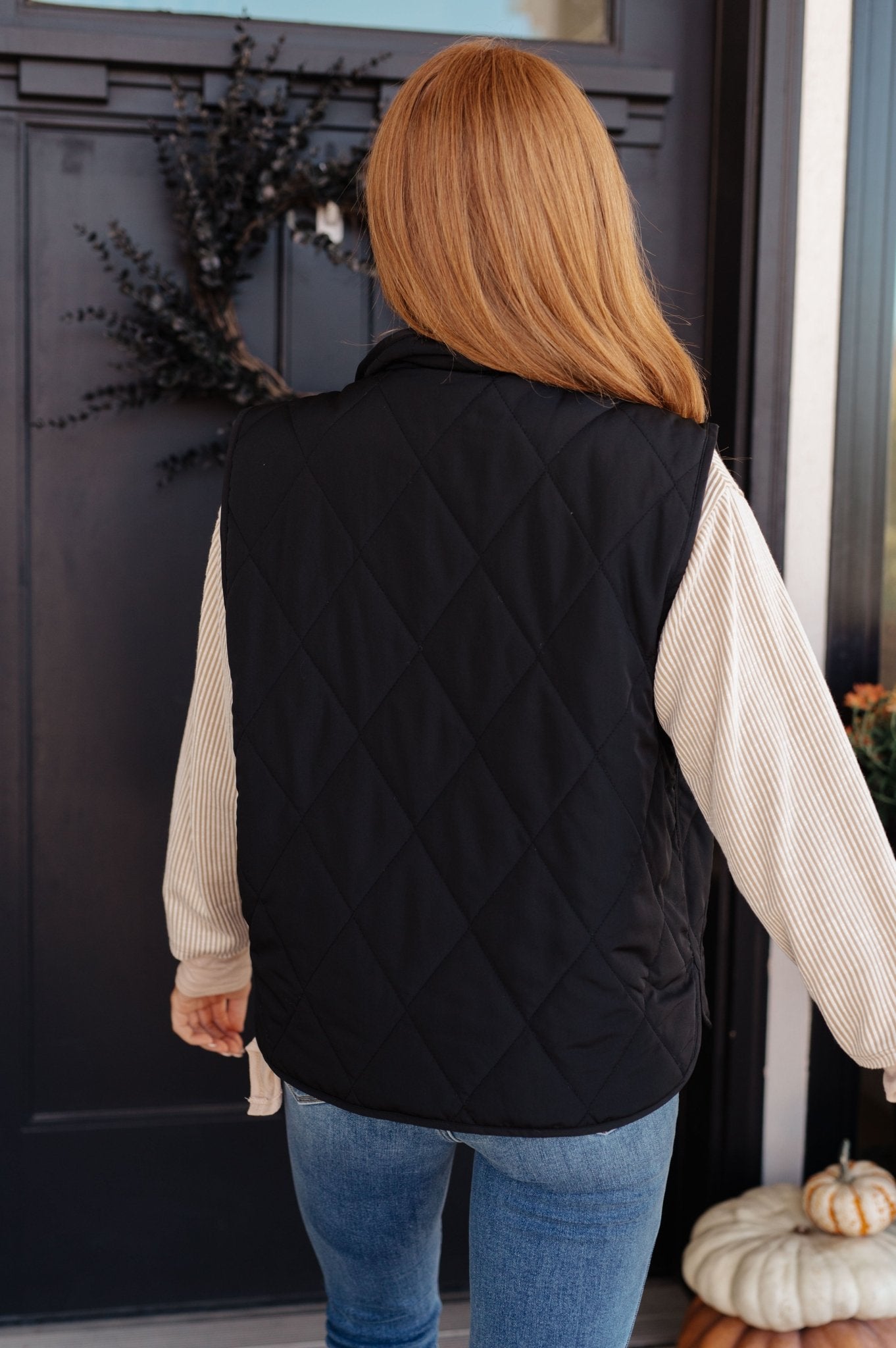 Neither Here Nor There Puffer Vest in Black (Online Exclusive) - Uptown Boutique Ramona