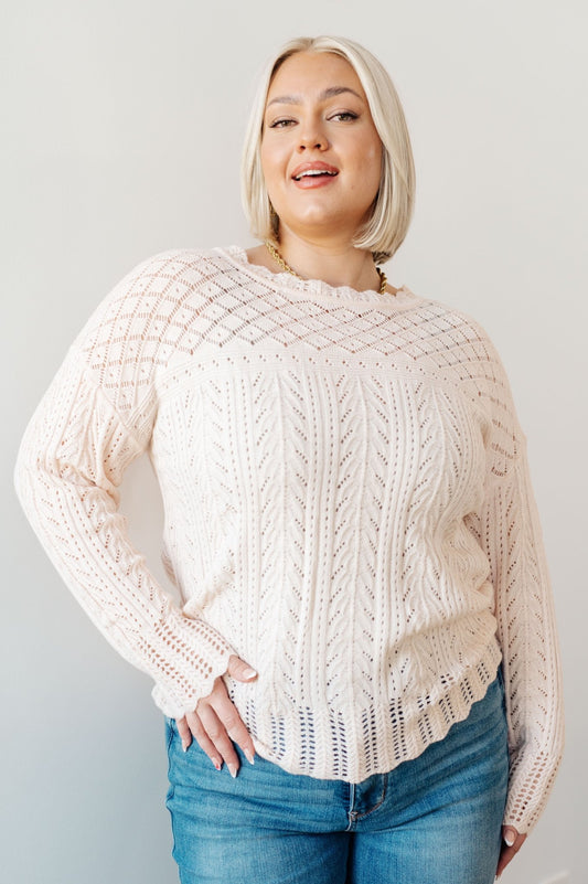 Never Let Down Lightweight Knit Sweater (Online Exclusive) - Uptown Boutique Ramona