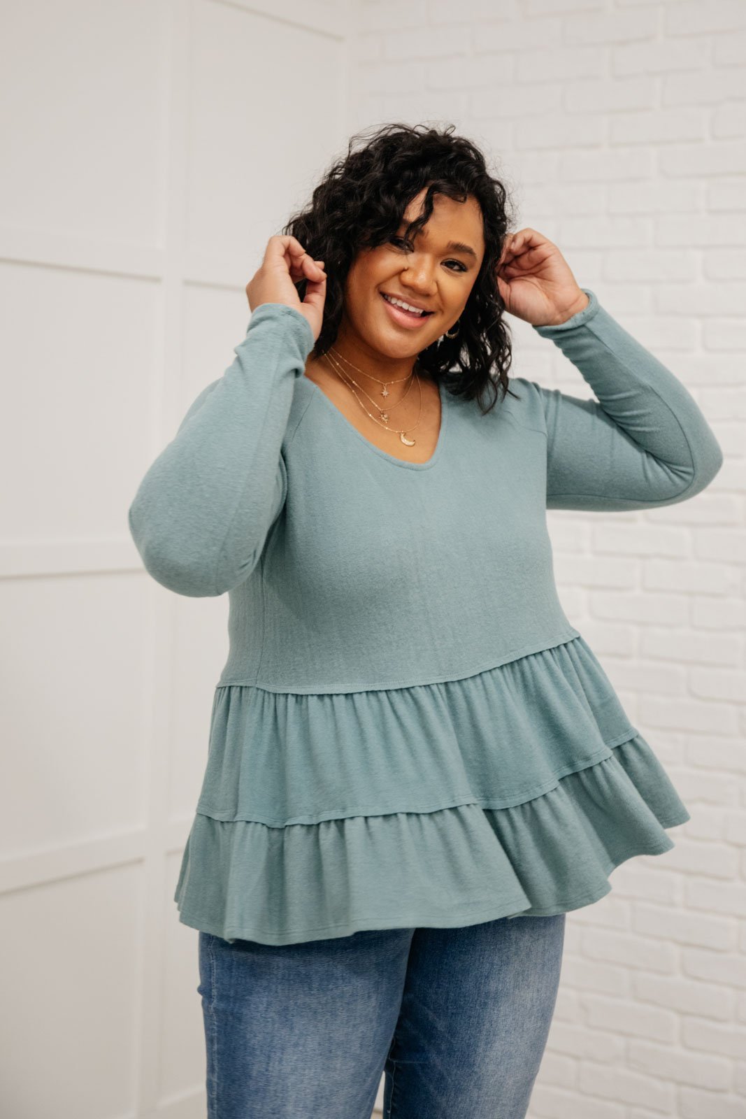 Nicely Done Tiered Top (Online Exclusive) - Uptown Boutique Ramona