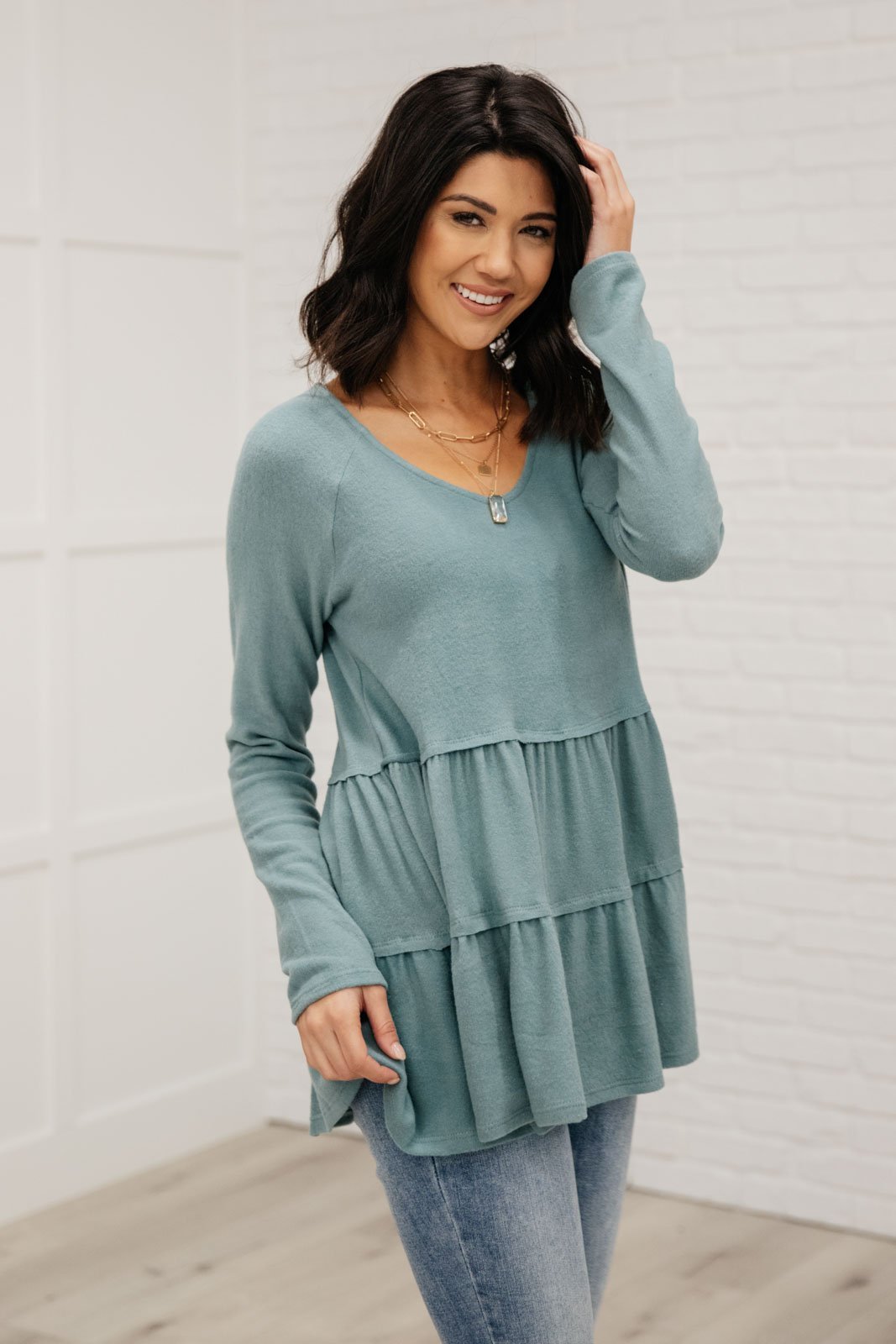 Nicely Done Tiered Top (Online Exclusive) - Uptown Boutique Ramona