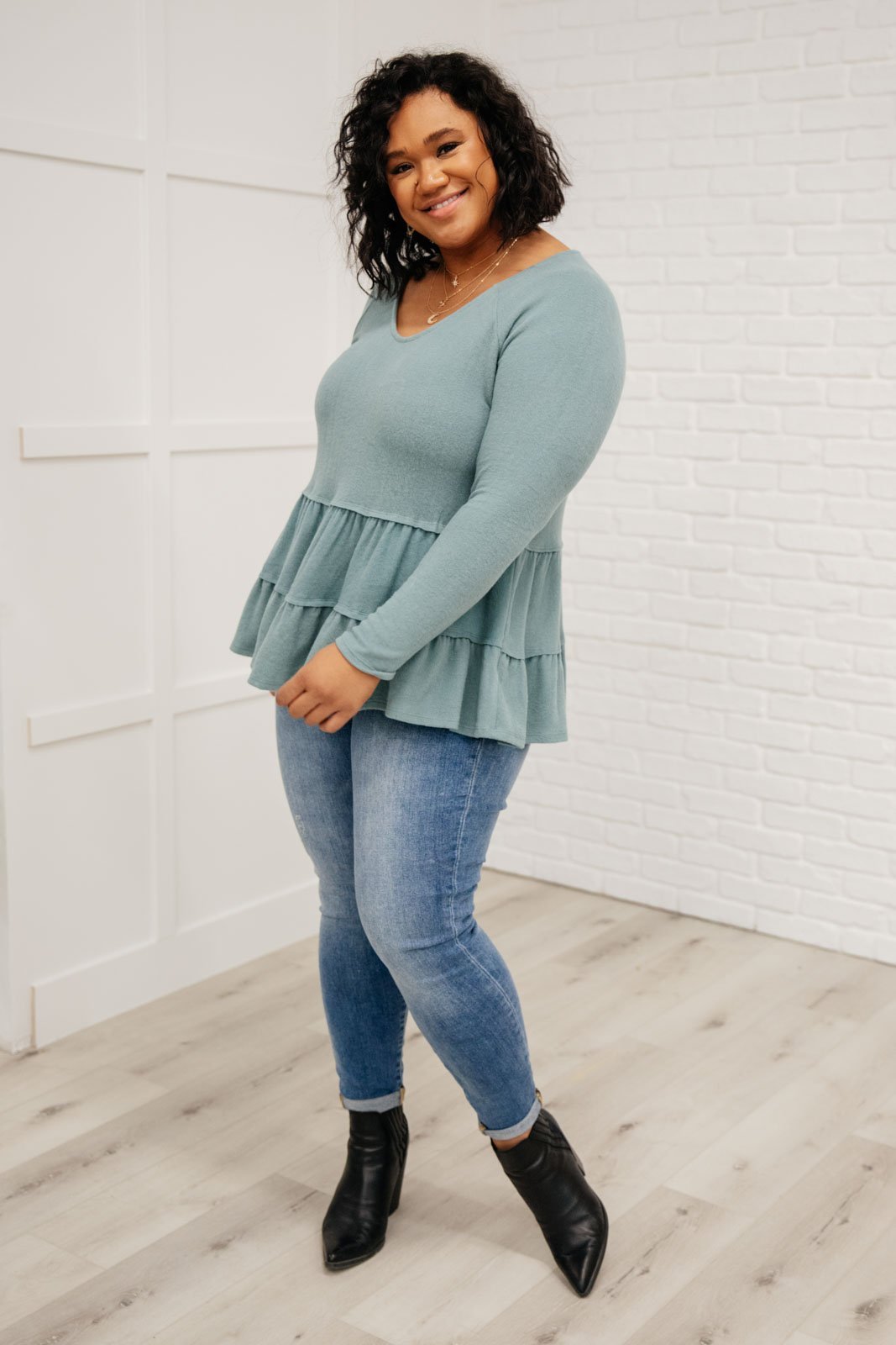 Nicely Done Tiered Top (Online Exclusive) - Uptown Boutique Ramona