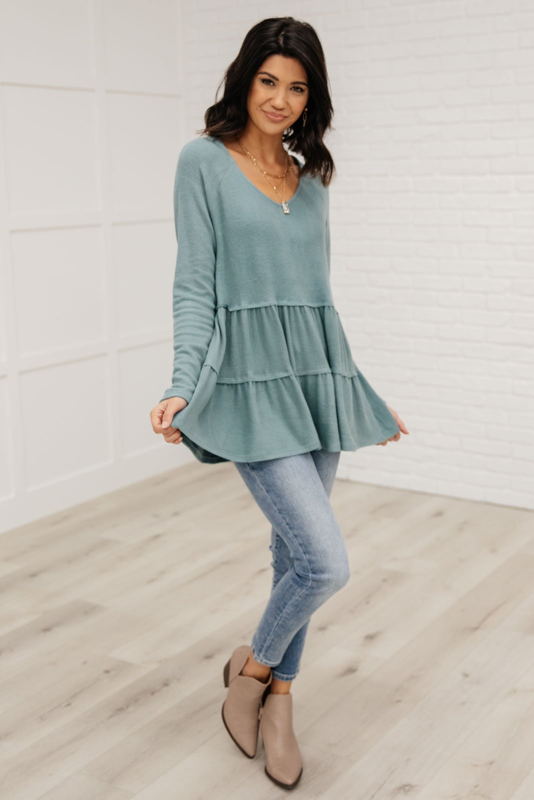 Nicely Done Tiered Top (Online Exclusive) - Uptown Boutique Ramona