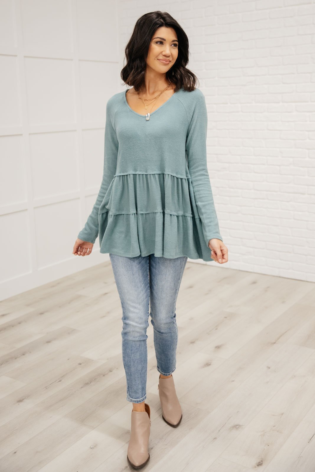 Nicely Done Tiered Top (Online Exclusive) - Uptown Boutique Ramona