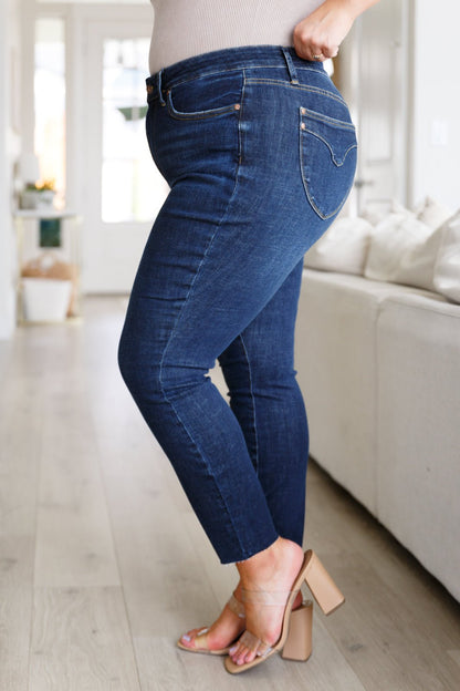 Nicole Tummy Control Skinny Jeans (Online Exclusive) - Uptown Boutique Ramona