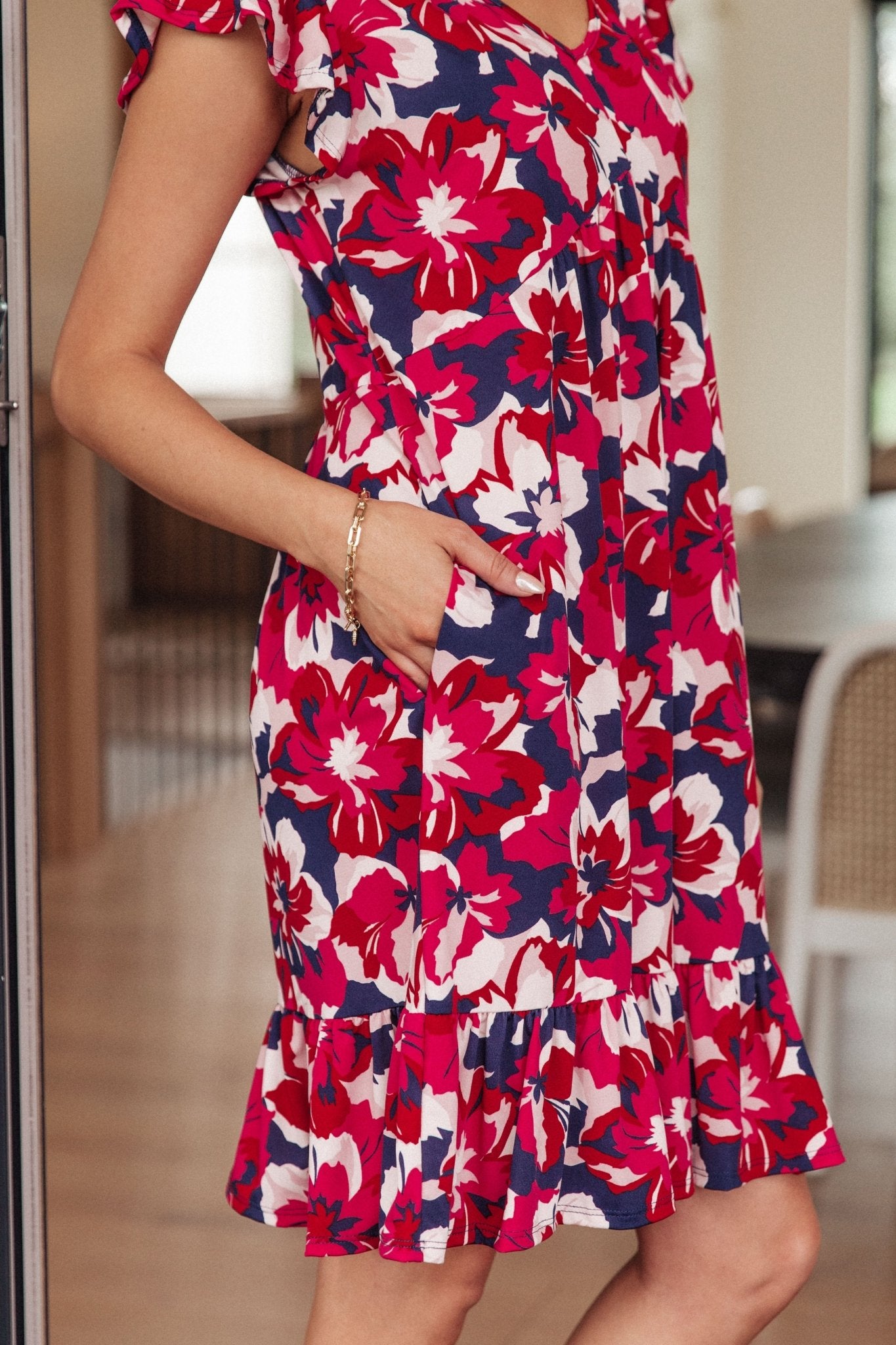 No Downside Floral Dress (Online Exclusive) - Uptown Boutique Ramona