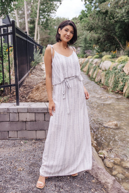 No More Grey Skies Maxi Dress - Uptown Boutique Ramona