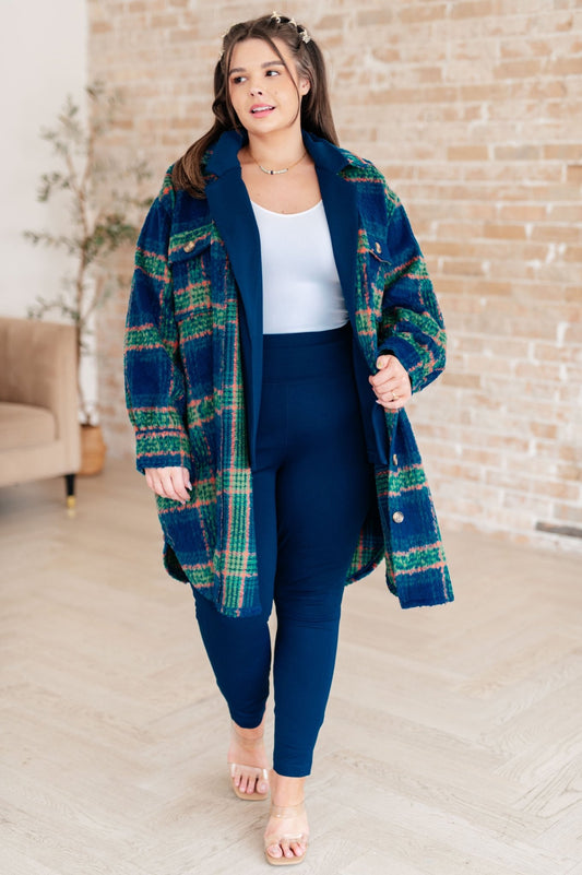 No Tears Plaid Coat (Online Exclusive) - Uptown Boutique Ramona