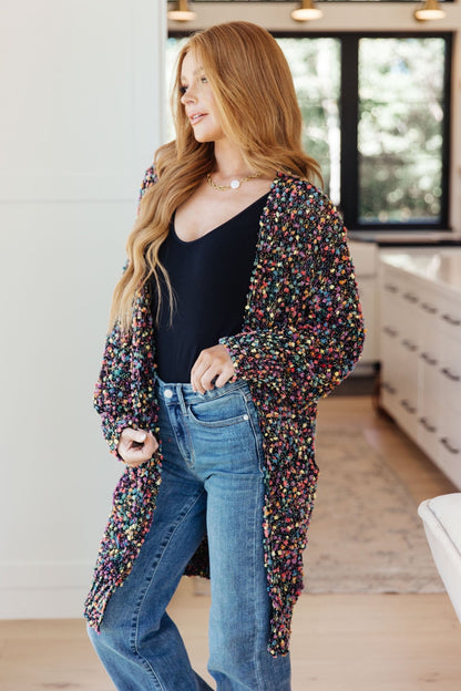 No Time Like The Present Confetti Cardigan (Online Exclusive) - Uptown Boutique Ramona