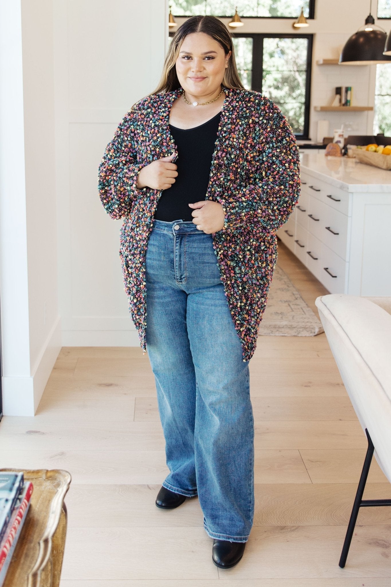 No Time Like The Present Confetti Cardigan (Online Exclusive) - Uptown Boutique Ramona