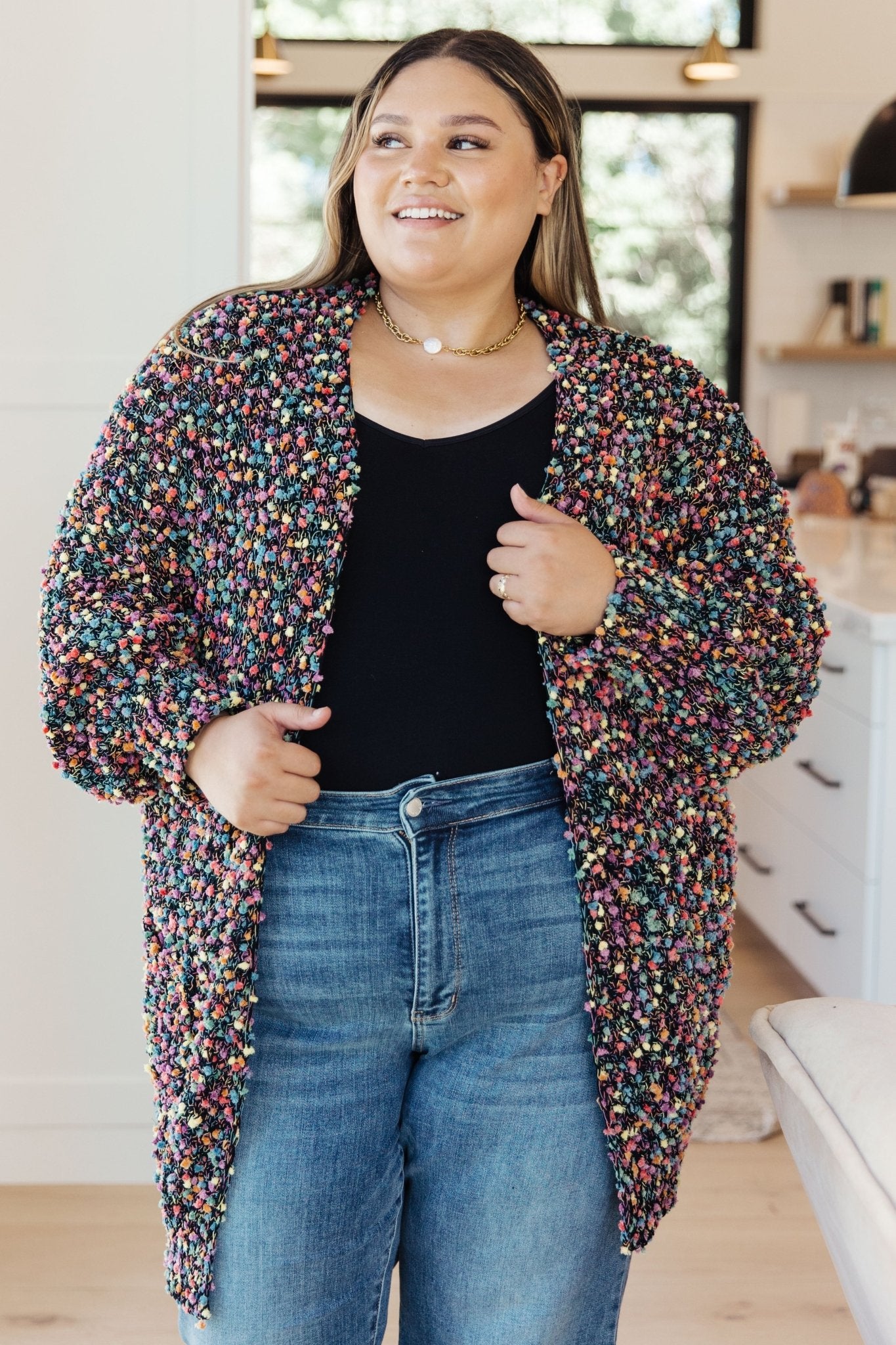 No Time Like The Present Confetti Cardigan (Online Exclusive) - Uptown Boutique Ramona