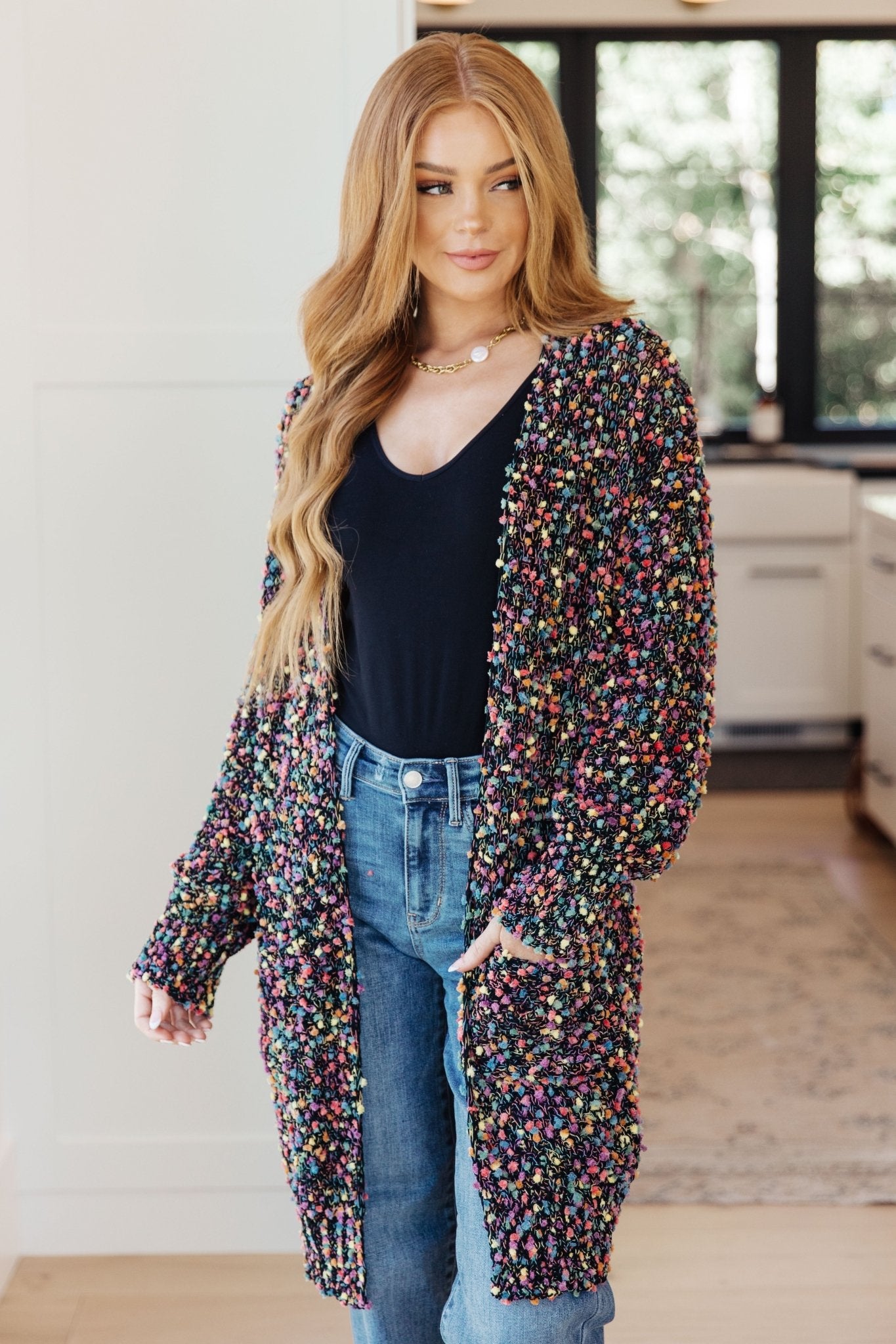 No Time Like The Present Confetti Cardigan (Online Exclusive) - Uptown Boutique Ramona