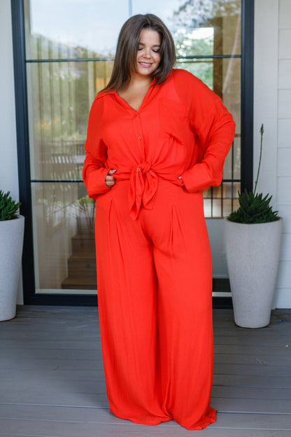 Not So Subtle Wide Leg Pants (Online Exclusive) - Uptown Boutique Ramona