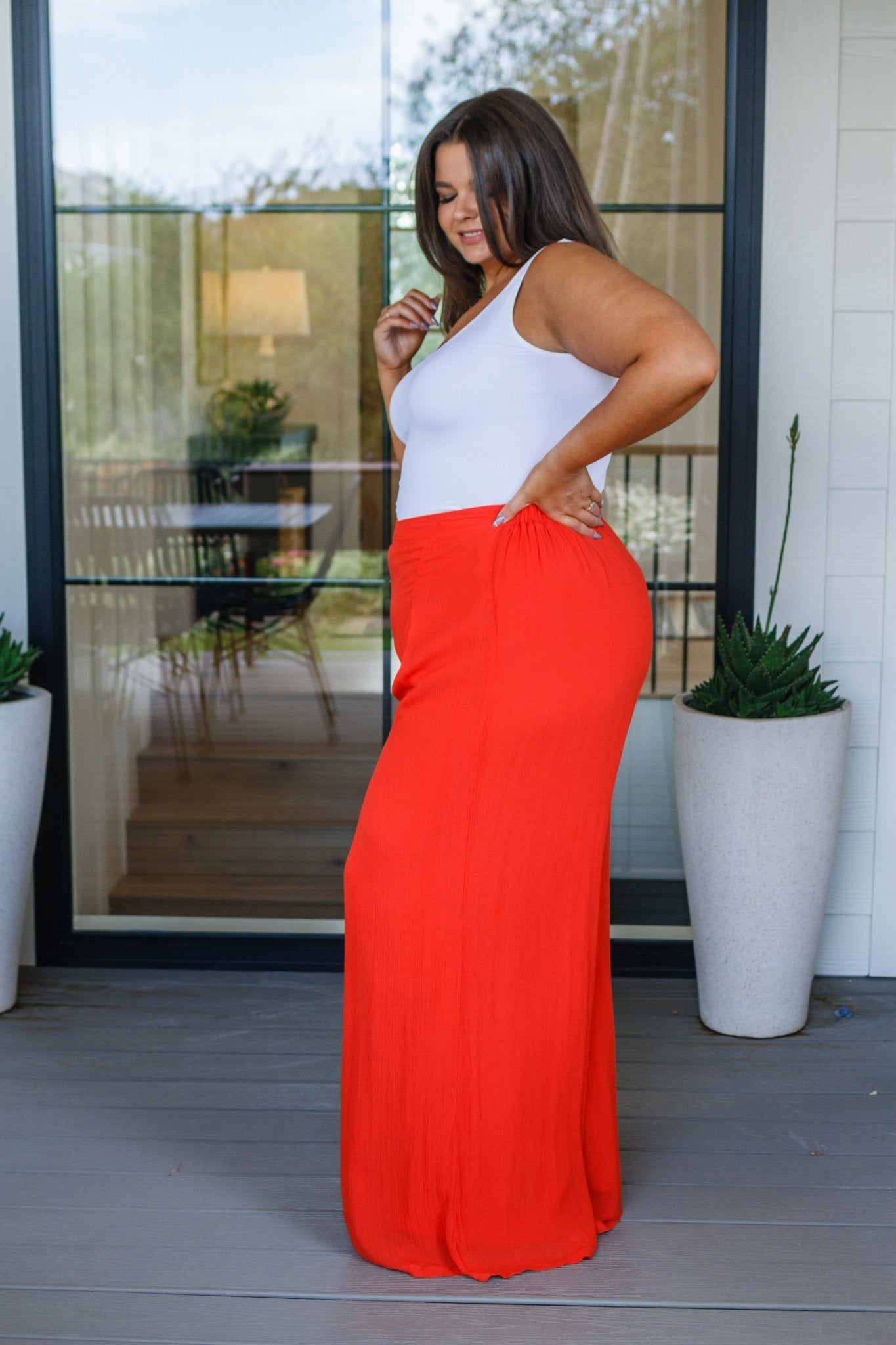 Not So Subtle Wide Leg Pants (Online Exclusive) - Uptown Boutique Ramona