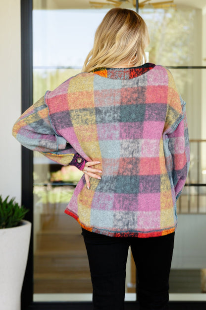 Nothing But Adventure Plaid Cardigan (Online Exclusive) - Uptown Boutique Ramona