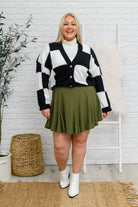 November Romance Skort in Olive (Online Exclusive) - Uptown Boutique Ramona
