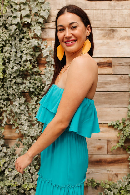 Oceans Of Bliss Dress in Blue (Online Exclusive) - Uptown Boutique Ramona