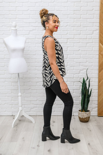 Office Talk Sleeveless Top (Online Exclusive) - Uptown Boutique Ramona