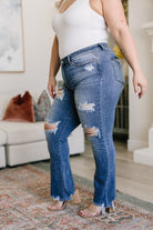 O'Hara Destroyed Straight Jeans - Uptown Boutique Ramona