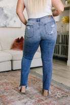 O'Hara Destroyed Straight Jeans - Uptown Boutique Ramona