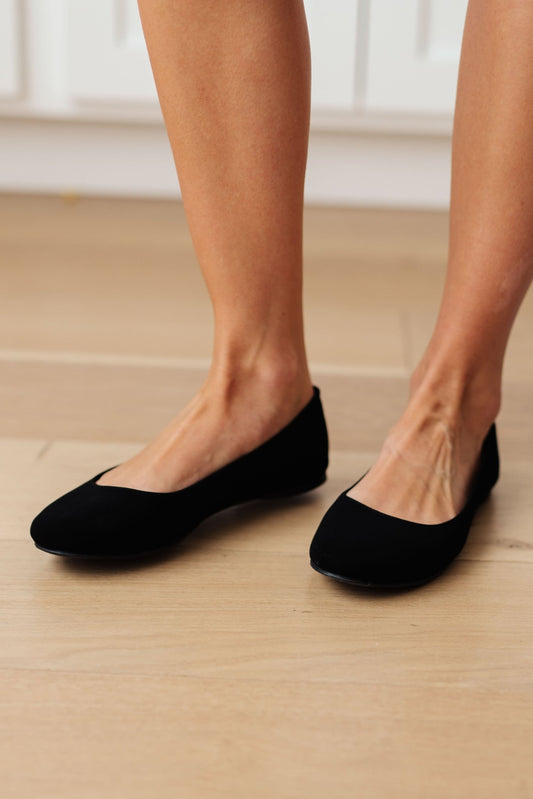 On Your Toes Ballet Flats in Black (Online Exclusive) - Uptown Boutique Ramona