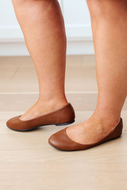 On Your Toes Ballet Flats in Camel (Online Exclusive) - Uptown Boutique Ramona